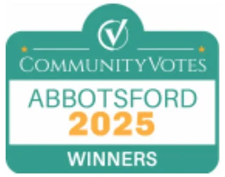 CommunityVotes Abbotsford 2025 Winners badge