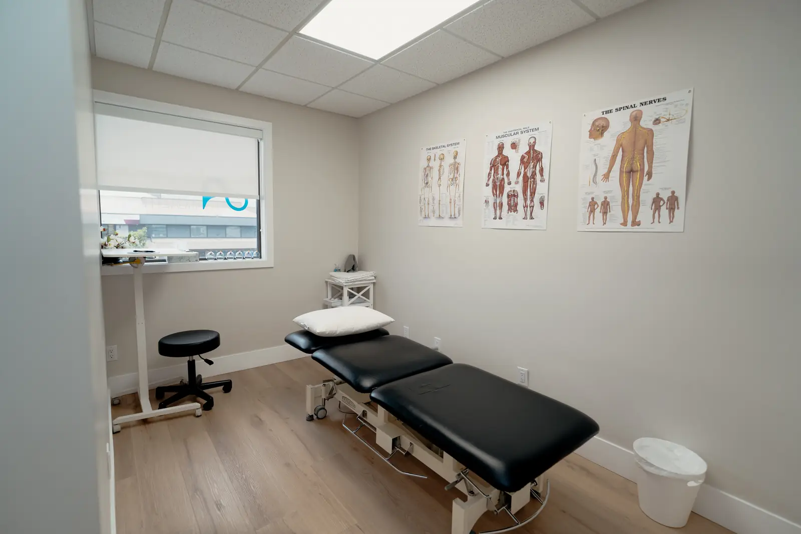 A treatment room at the McCallum Road clinic