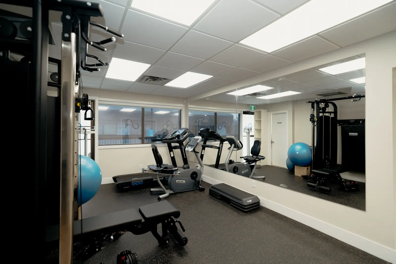 The active rehab gym at the McCallum Road clinic